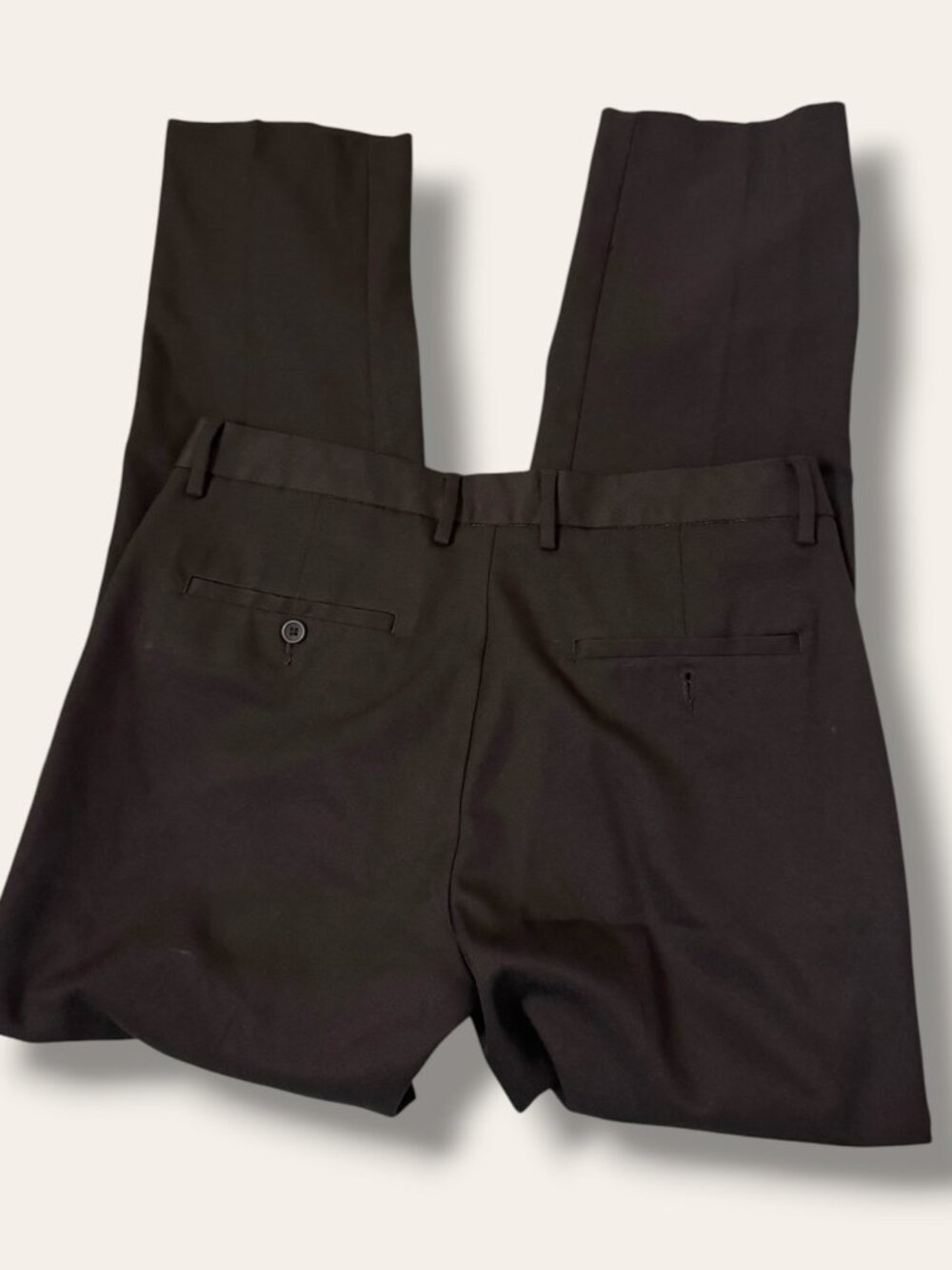 Louis Raphael Dress Pants Mens 33 Slim Fit Flat Front Black Waist 33 Inseam 30